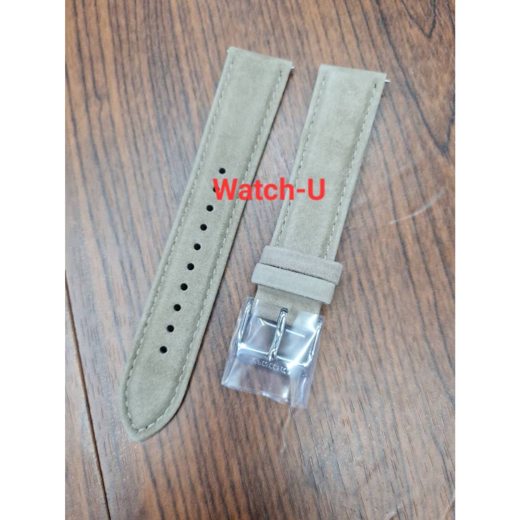 สายหนังนูบัค ORIENT ของแท้พร้อมสปริงในตัว UL01Y011J0 20mm
