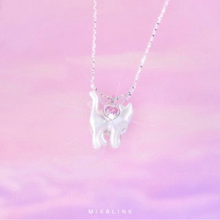 สร้อยคอ เงินแท้ 92.5% ส่งฟรี EMS ♡ รุ่น Catlina ♡ - ( #G15 )…