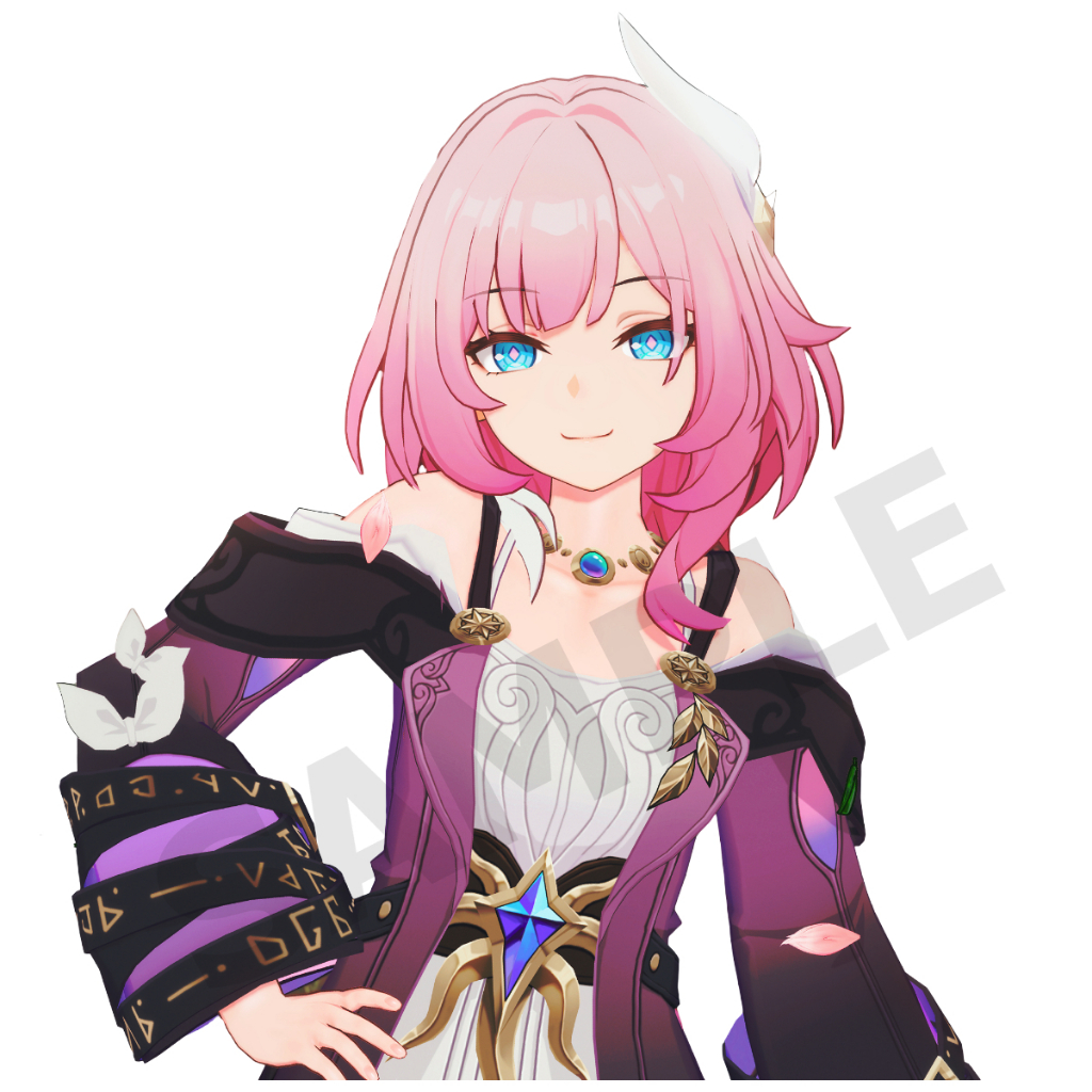 cyrene honkai star rail สติ๊กเกอร์ 2 แผ่น cyrene star rail stickers