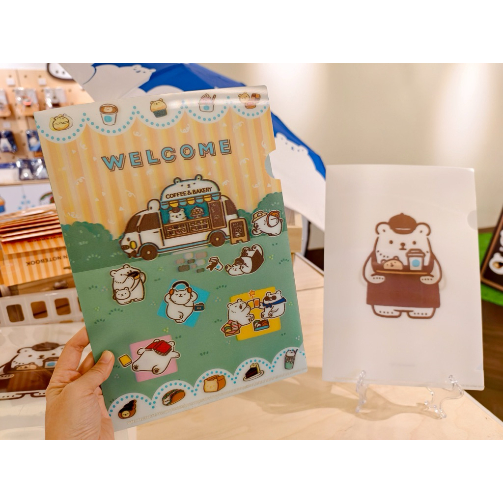 🐻‍❄️Bac Bac’s Diary🐻‍❄️พร้อมส่งแฟ้มใส่เอกสาร ลาย3D