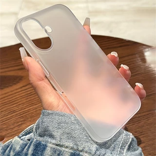 เคสใสด้าน for เคสไอโฟน11 iphone 15 16 17 Pro MAX เคสไอโฟน 13 12 Pro max 11 เคส Ultra Thin Anti-Drop โทรศัพท์นุ่มปกหลัง