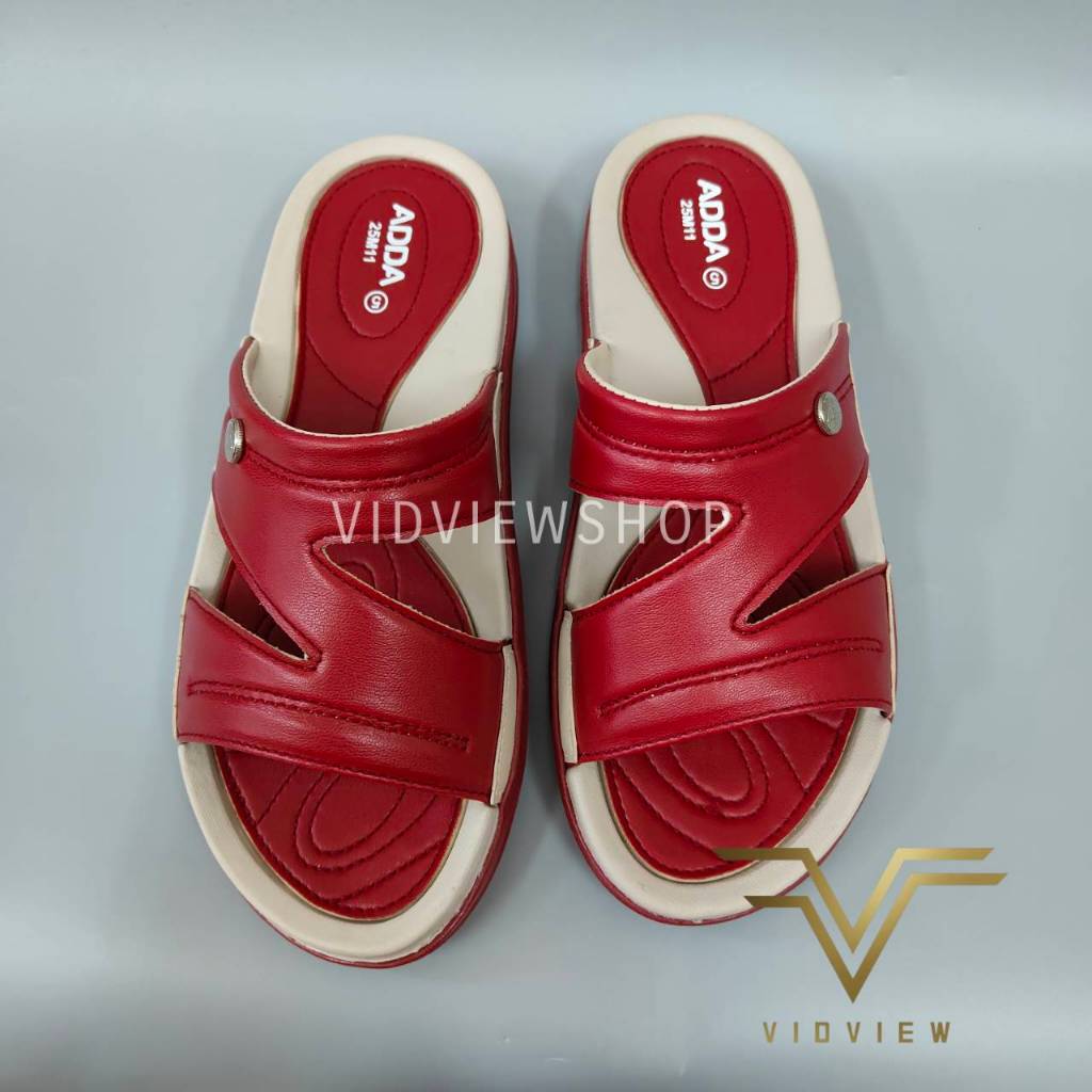 VIDVIEW มีส่งด่วน รองเท้าแตะ Adda 25M11 แบบสวม  เบอร์ 36-40 ผู้หญิง ใส่สบาย - รูปที่ 4