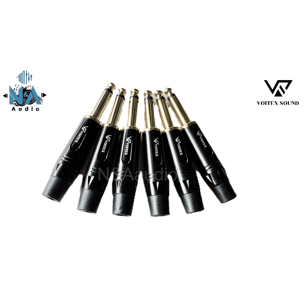 ปลั๊กแจ็คไมล์โมโน VOITEX SOUND ปลั๊ค phone mono(แพ็คละ 1ตัว)
