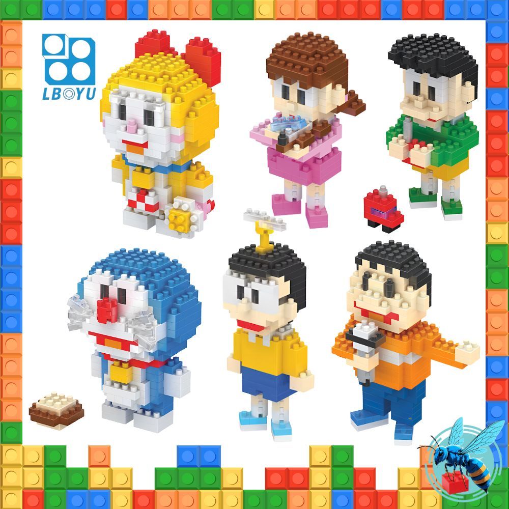 ตัวต่อนาโน โดเรม่อน Nanoblock Doraemon Size M