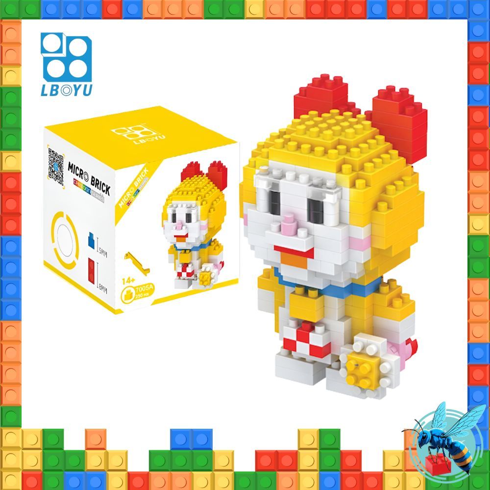 ตัวต่อนาโน โดเรม่อน Nanoblock Doraemon Size M ราคา ถูกที่สุด ดีลบีเคเค แกลเลอรีภาพที่ 7