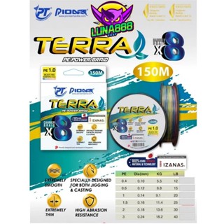 สายพีอี PIONEER TERRA PE POWER BRAID เรียบเนียน ทนต่อการสึกห…