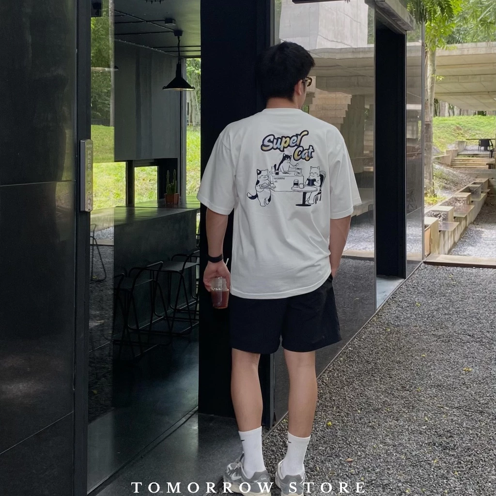 TOMORROW- เสื้อOVERSIZE/C20 รุ่น SUPER CAT