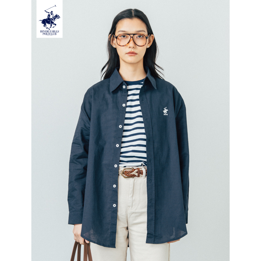 BEVERLY HILLS POLO CLUB  New Arrivals!! เสื้อเชิ้ตแขนยาว รุ่น LH1D001 สำหรับผู้หญิง