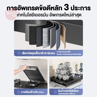 SV ชั้นวางของในครัว ที่ครอบเตา ฝาครอบเตาแก๊ส ฝาครอบเตาแม่เหล็กไฟฟ้า ชั้นวางของบนเตา ขายึดเตาแม่เหล็กไฟฟ้า ประหยัดพื้นที