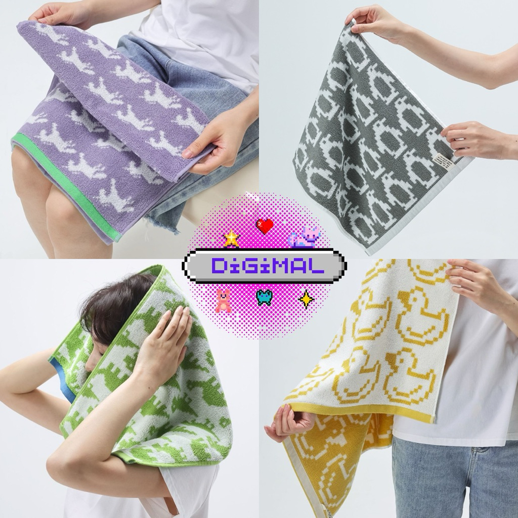 พร้อมส่ง สัมผัสนุ่ม ผ้าเช็ดผมผ้าเช็ดหน้าผ้าขนหนูเกรดพรีเมี่ยมซับน้ำดี ทอสองหน้าสองสี สัมผัสนุ่ม – โปรปัง