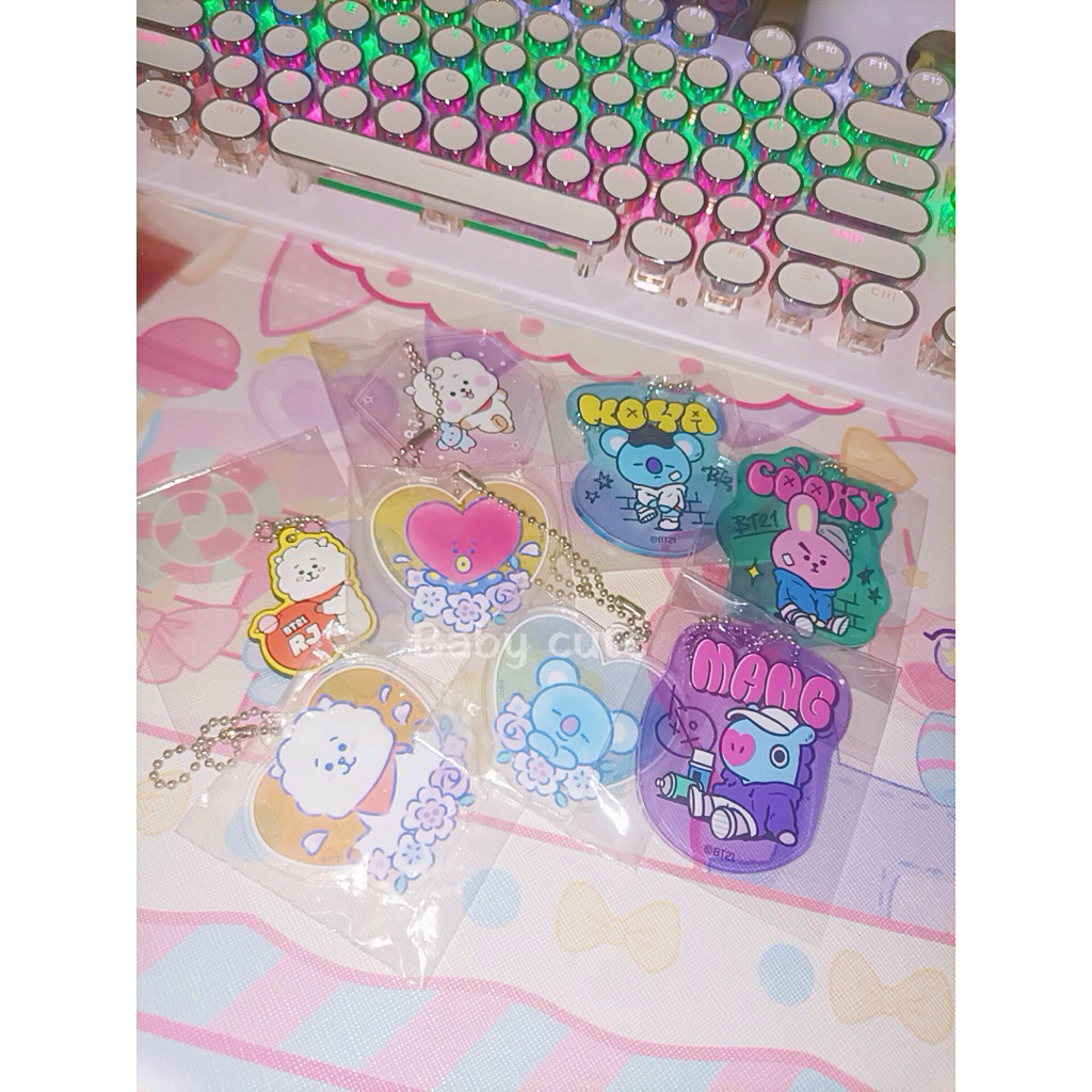 พร้อมส่ง‼️ พวงกุญแจ BT21 สุดน่ารัก