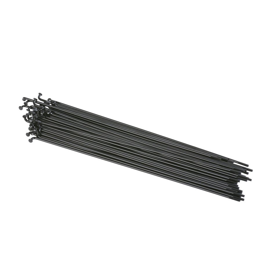 ซี่ลวดจักรยาน BMX สแตนเลส สีดำ BMX STAINLESS SPOKES 36 เส้น (ไม่รวมหัวซี่ลวด)