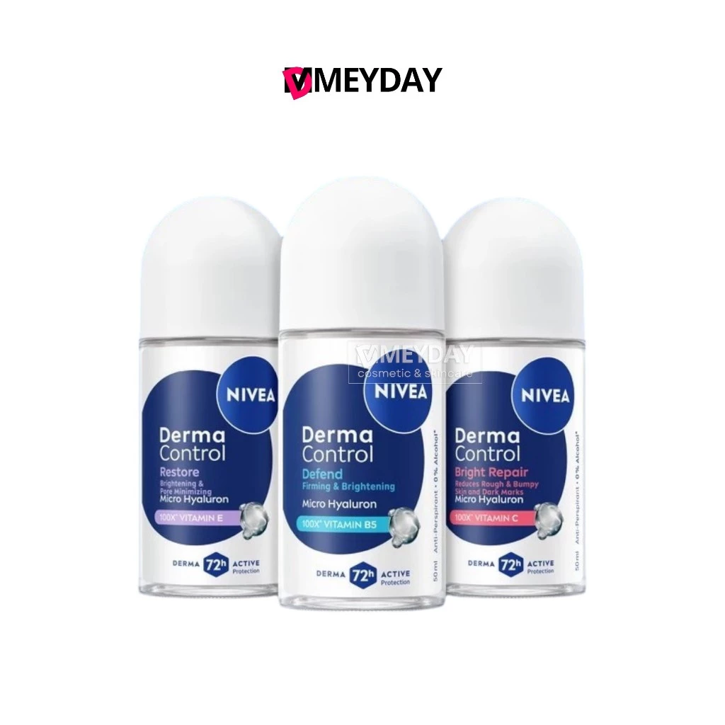 NIVEA Derma Control Roll On นีเวีย เดอร์มา คอนโทรล โรลออน 50ml