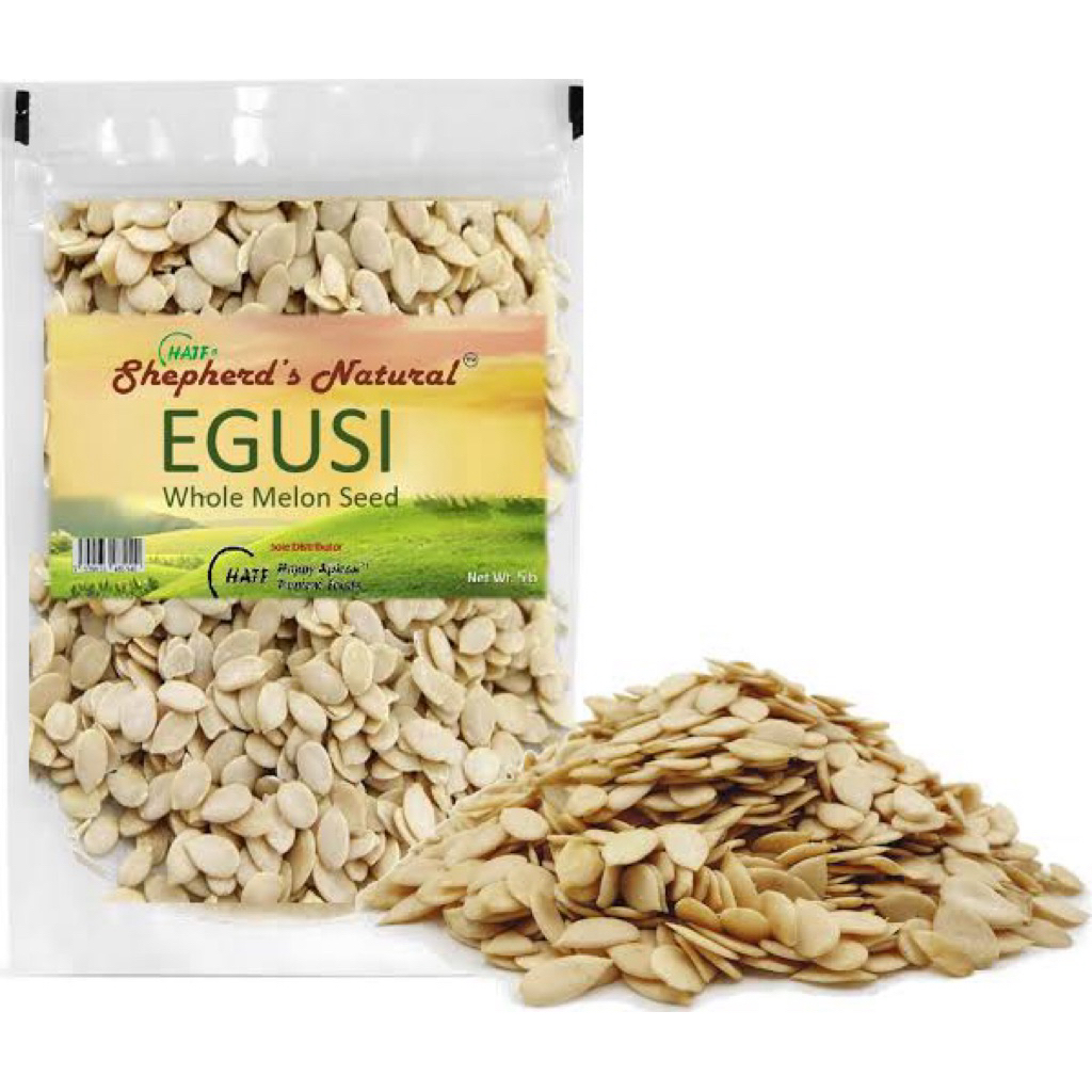 egusi 1kg for make soup เมล็ดแตงโมดิบ สำหรับทำแกง