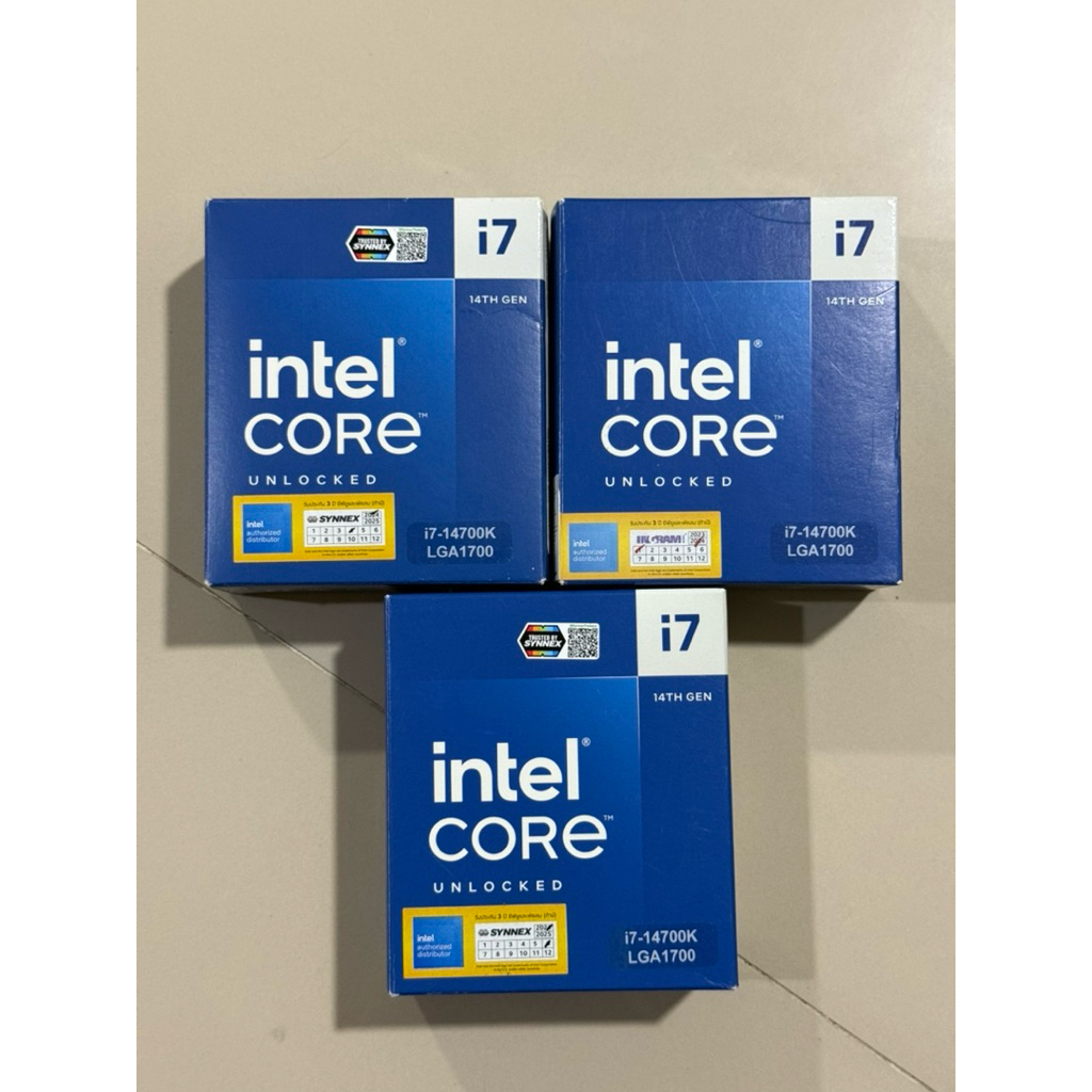 CPU INTEL I7 14700K ประกันศูนย์ไทย มือสอง มีของพร้อมส่ง