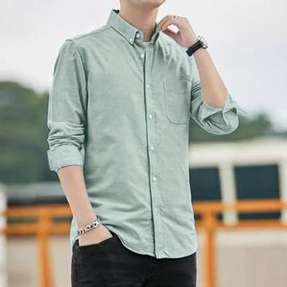 เสื้อเชิ้ตแขนยาวผู้ชาย รุ่น OXFORD ทำงานผู้ชาย