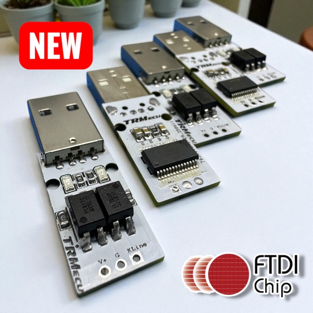 FTDI KLine โมดูลรีแมพดูเรียลไทม์ มีกันไฟย้อน แถมเคสใสและที่ล็อคสาย พร้อมใช้งาน