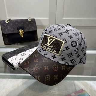 หมวกแก๊ป หมวกหลุยส์ งานปัก สไตล์ฟชั่น พร้อมป้าย ใส่กันแดด คุณภาพดี Cap Fashion