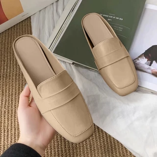 FBAShop ใหม่ล่าสุด รองเท้าคัทชูเปิดส้นแฟชั่นผู้หญิง ทำจากยาง นิ่ม ใส่สบาย ทำความสะอาด ดูแลได้ง่าย ราคาสบายกระเป๋า
