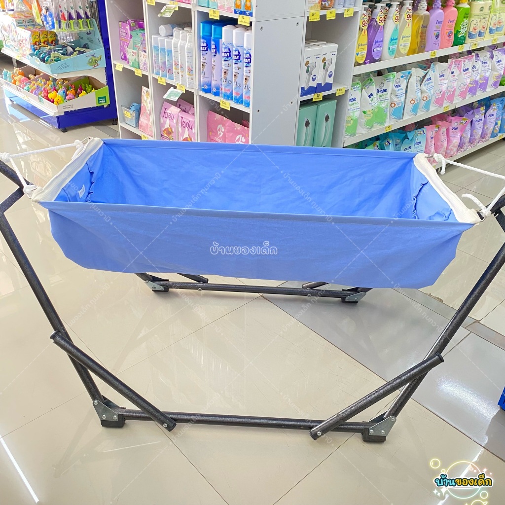 BKD ผ้าเปลเด็ก ผ้าเปลญวนทรงตรง ผ้าหนา Size M ขนาด 45x90 ซม. (เฉพาะผ้าเปลไม่รวมโครง)