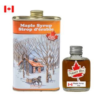 สินค้าล็อตใหม่ Turkey Hill Maple Syrup l เทอคี ฮิลเมเปิล ไซรัป ของแท้ 30ml.
