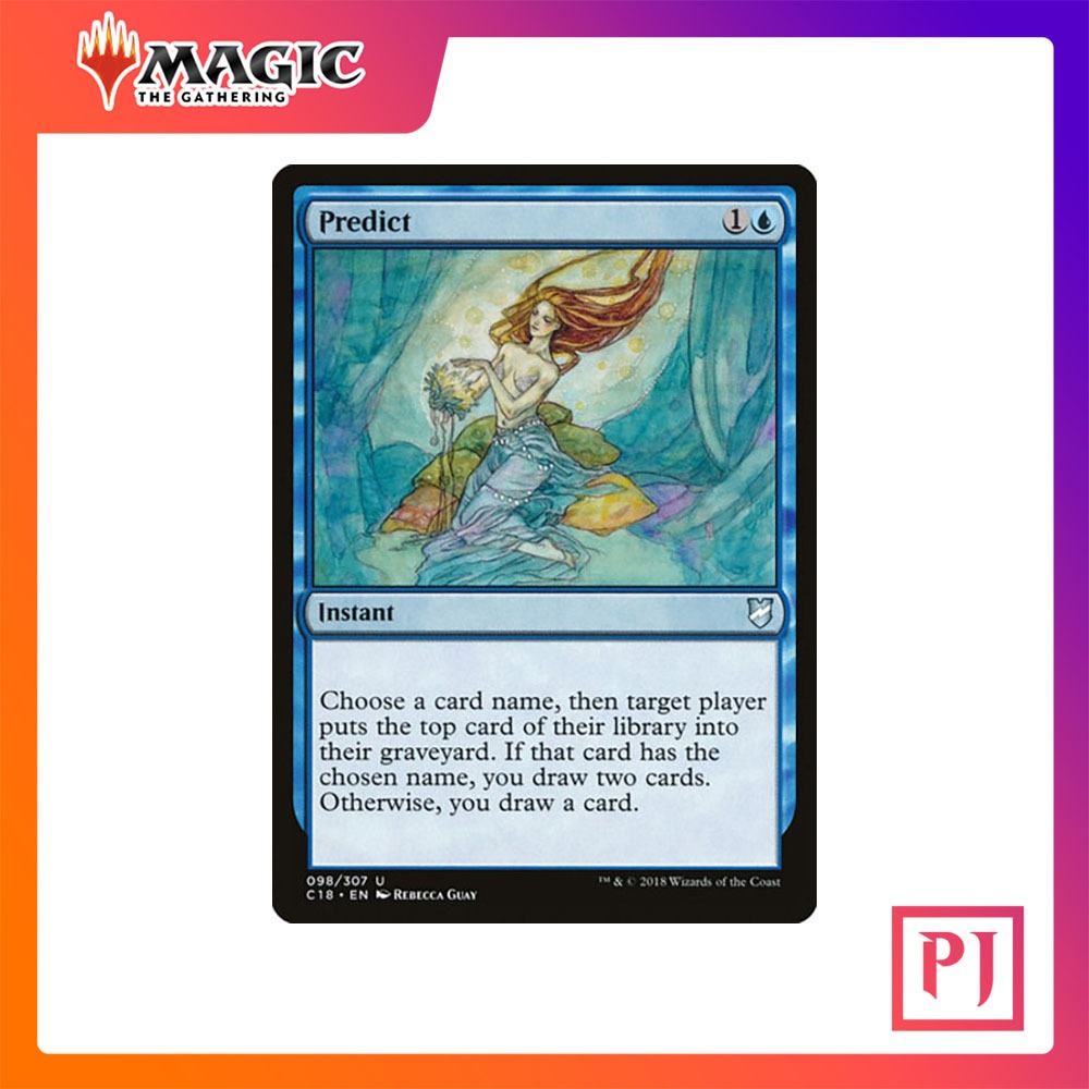 [MTG] Predict [C18] [BLUE] [UNCOM] [NORMAL] [ENG] (การ์ดเมจิค / Magic the Gathering)