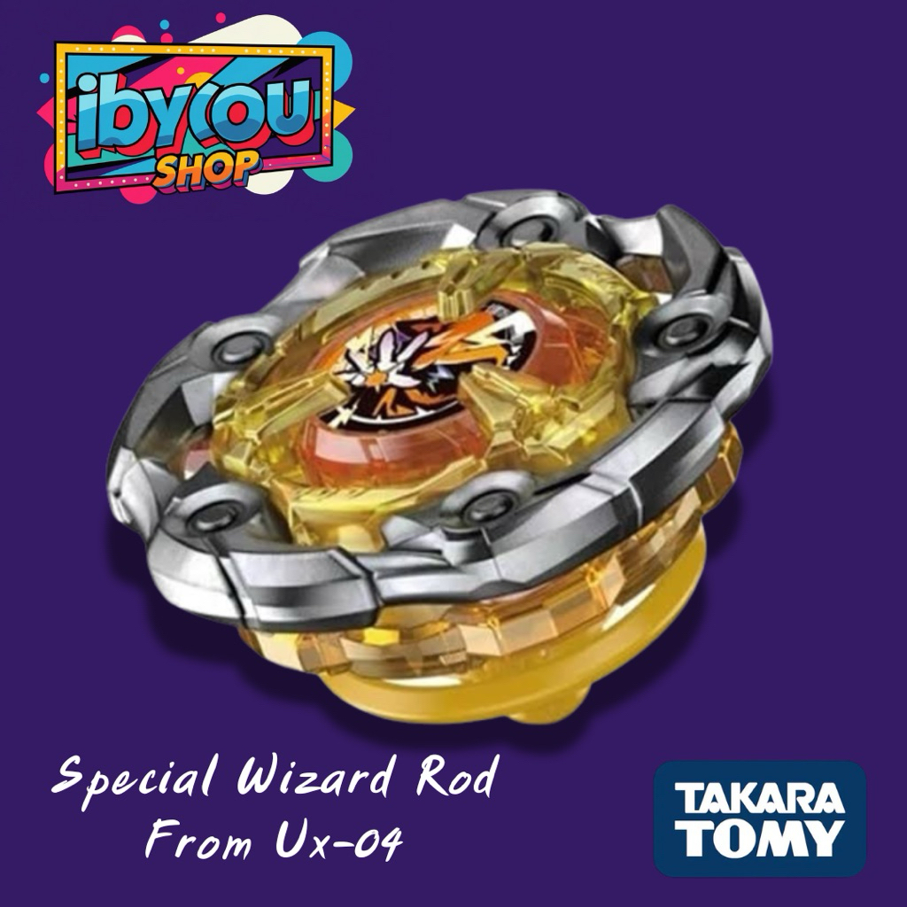 มีของพร้อมส่ง Wizard Rod สีพิเศษจากกล่อง Ux-04 Beyblade x TakaraTomy แท้ 100%