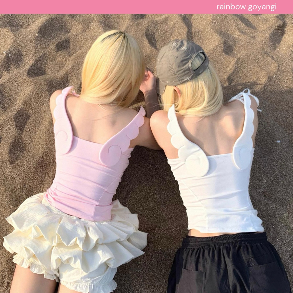 พร้อมส่ง | Rase Le Sol Angel Top เสื้อปีกนางฟ้า 🫧☁️