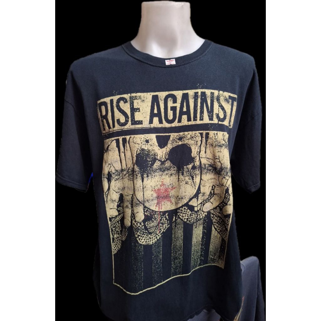 เสื้อยืด วง Rise Against ป้าย Gildan ไซส์ XL