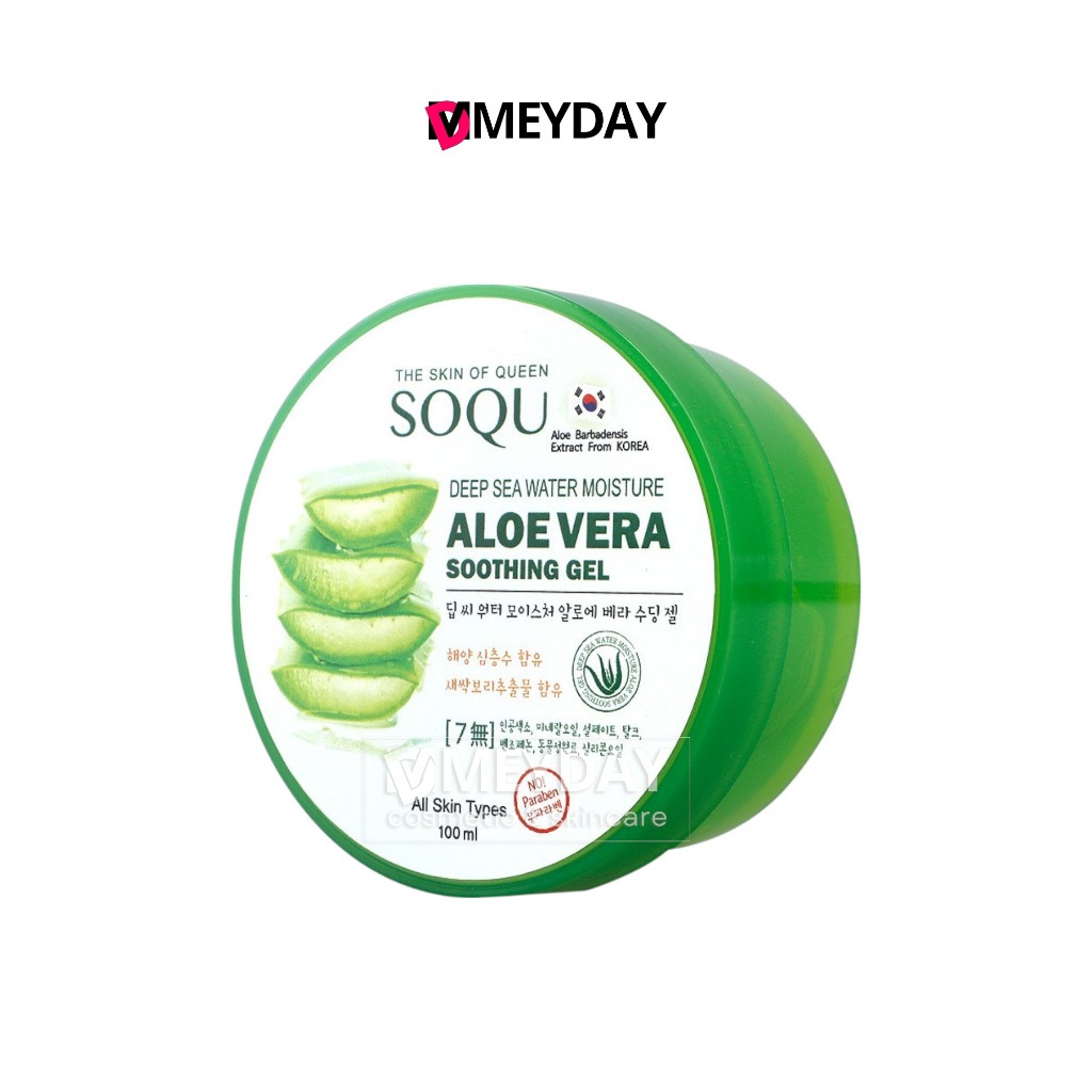 Soqu Deep Sea Water Moisture Aloevera Soothing Gel โซคิว ดีฟ ซี วอเตอร์ มอยส์เจอร์ อโลเวร่า ซูทติ้ง 