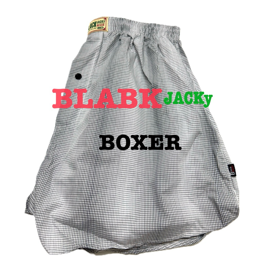 BLACK JACKy boxer ขนาด(ฟรีไซร์) กางเกงขาสั้นบ๊อกเซอร์ ไม่มีตะเข็บหลัง สำหรับทุกคน