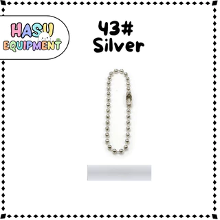 HasuEquipment 1 เส้น โซ่ไข่ปลาสีเงิน โซ่ไข่ปลาสีทอง Silver-Gold Tone ขนาด2.4mm Hasu Equipment