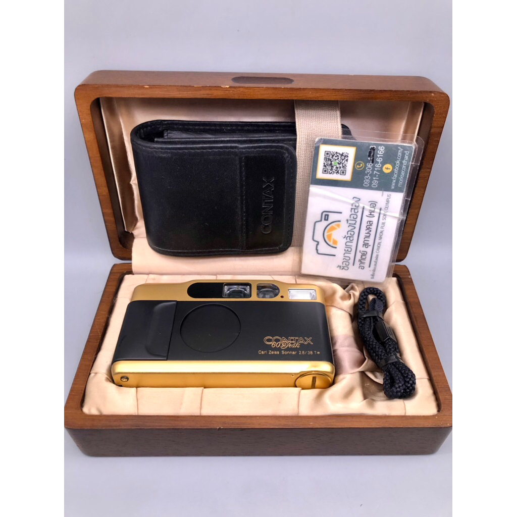contax t2 60years limited edition ครบกล่อง งานกล่องContax T2 Gold 60th