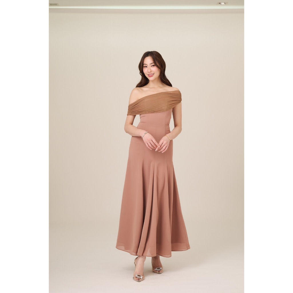 Firrr-Ploy dress-ชุดใส่เที่ยว ชุดออกงาน เดรสออกงาน ชุดเพื่อนเจ้าสาว รูปที่ 5