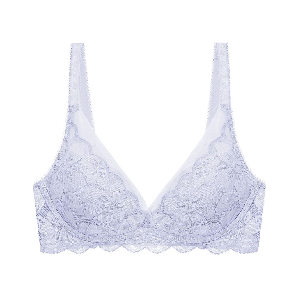 Triumph เสื้อชั้นในไม่มีโครง รุ่น Aqua Moon Flower HU DV 01 รหัส 10225974 สีเทา 00AT
