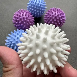 (แพค6ชิ้น)ลูกบอลซักผ้าหนาม ลดรอยยับ​ ถนอมผ้า Dryer Balls ไม่ต้องใช้น้ำยาปรับผ้านุ่ม เพิ่มแรงเหวี่ยง ช่วยให้ผ้าสะอาดขึ้น