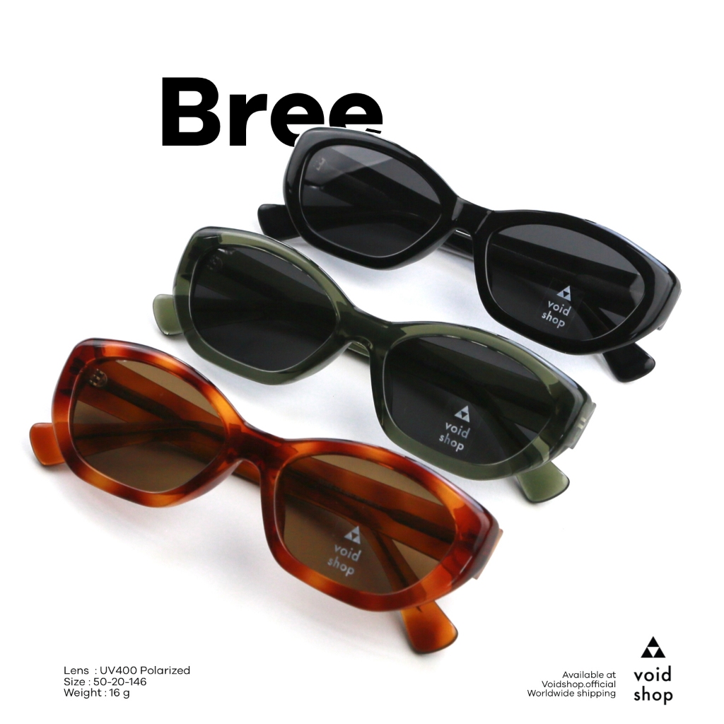 void : แว่น BREE เลนส์ท้ Polarized UV400 Sunglasses