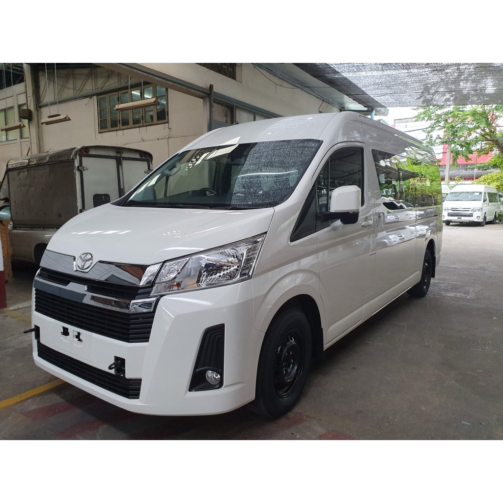 ผ้าม่านรถตู้ Commuter สีดำเข้ม เฉพาะผ้า พร้อมอุปกรณ์