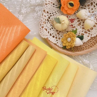 🇹🇭🚀💥 ผ้าสักหลาด 1mm. (เลือกสีได้) Felt Fabric ทำงานประดิษฐ์ DIY ทำตุ๊กตา ทำสื่อการสอน