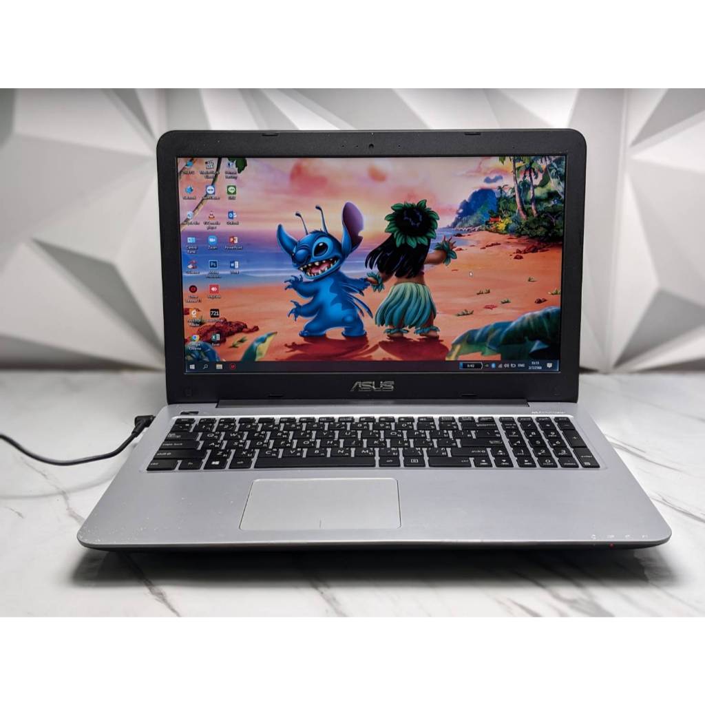 second hand notebook  Asus X556UB   สเปก intel Core i5 -6200U (gen6)   Ram 8 GB SSD 240 GB   การ์ดจอ