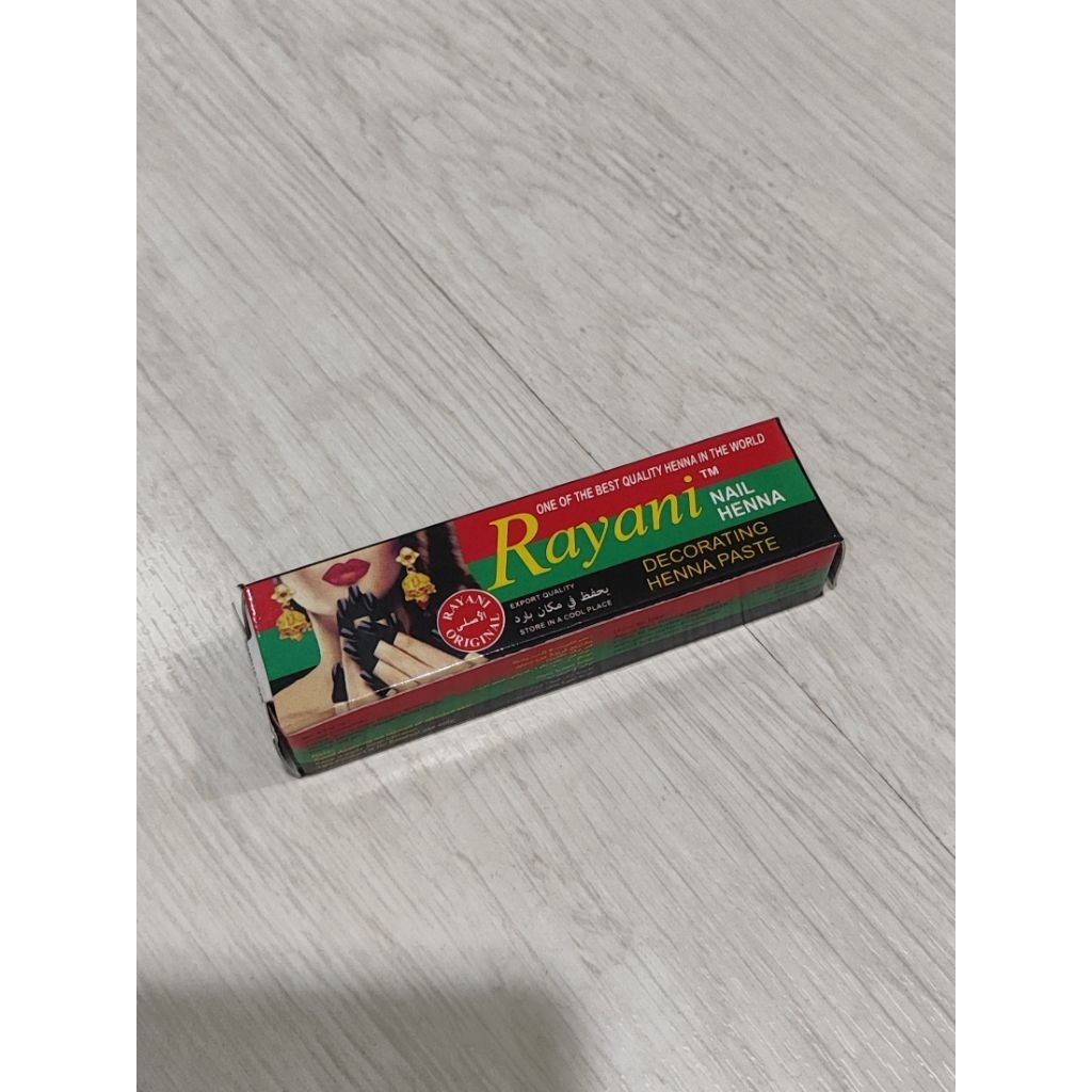 Rayani เฮนน่า Nail Decorating Black Henna Paste Original رياني