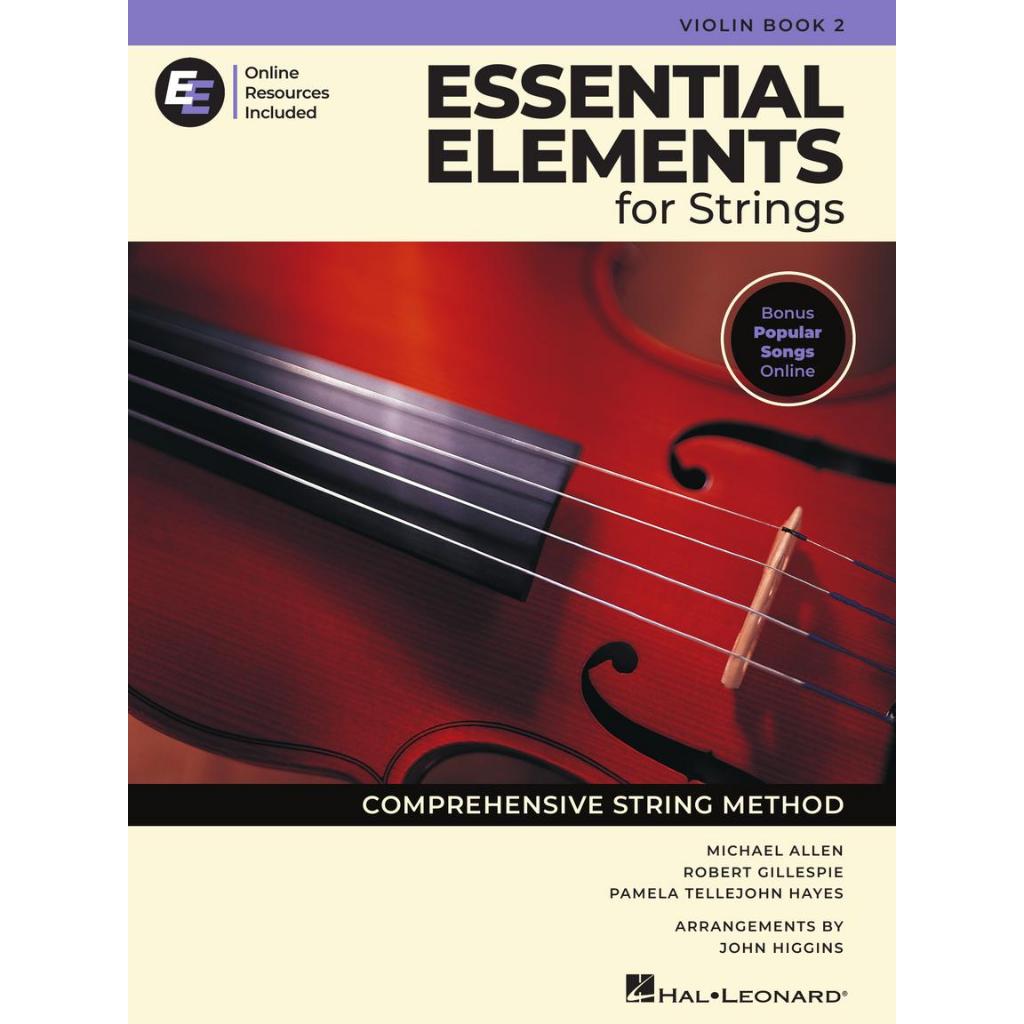 (Violin) Essential Elements for Strings – Violin Book 2 with Online Resources (HL00875061)