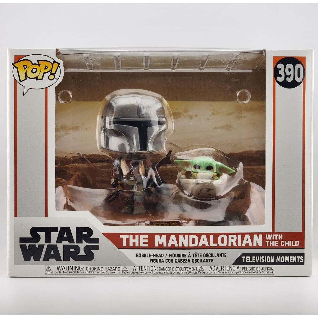 Funko Pop! Star Wars - The Mandalorian with The Child #390