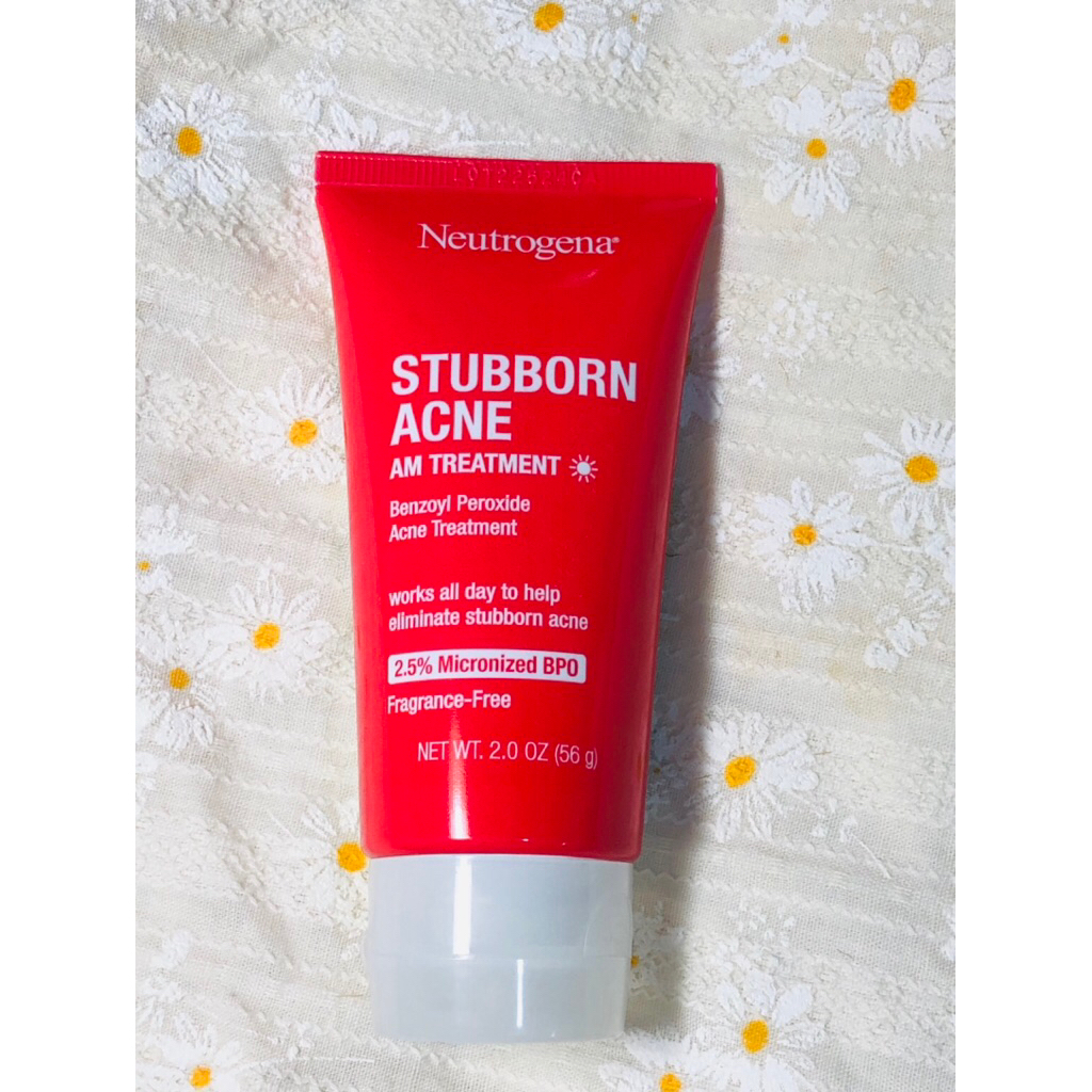 ใหม่ Neutrogena® Stubborn Acne AM Treatment นูโทรจีน่า exp.2026/07 (เก็บโค้ดป้ายเหลืองลดอีก 20% หรือ