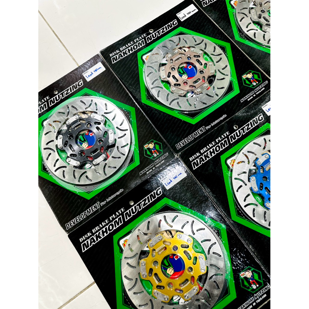 น้าคมน็อตซิ่ง จานสร้างน้าคมหมุดกิ๊ปใบลายNY(ขนาด190mm.) LEAD125 ราคา ถูกที่สุด ดีลบีเคเค แกลเลอรีภาพที่ 6