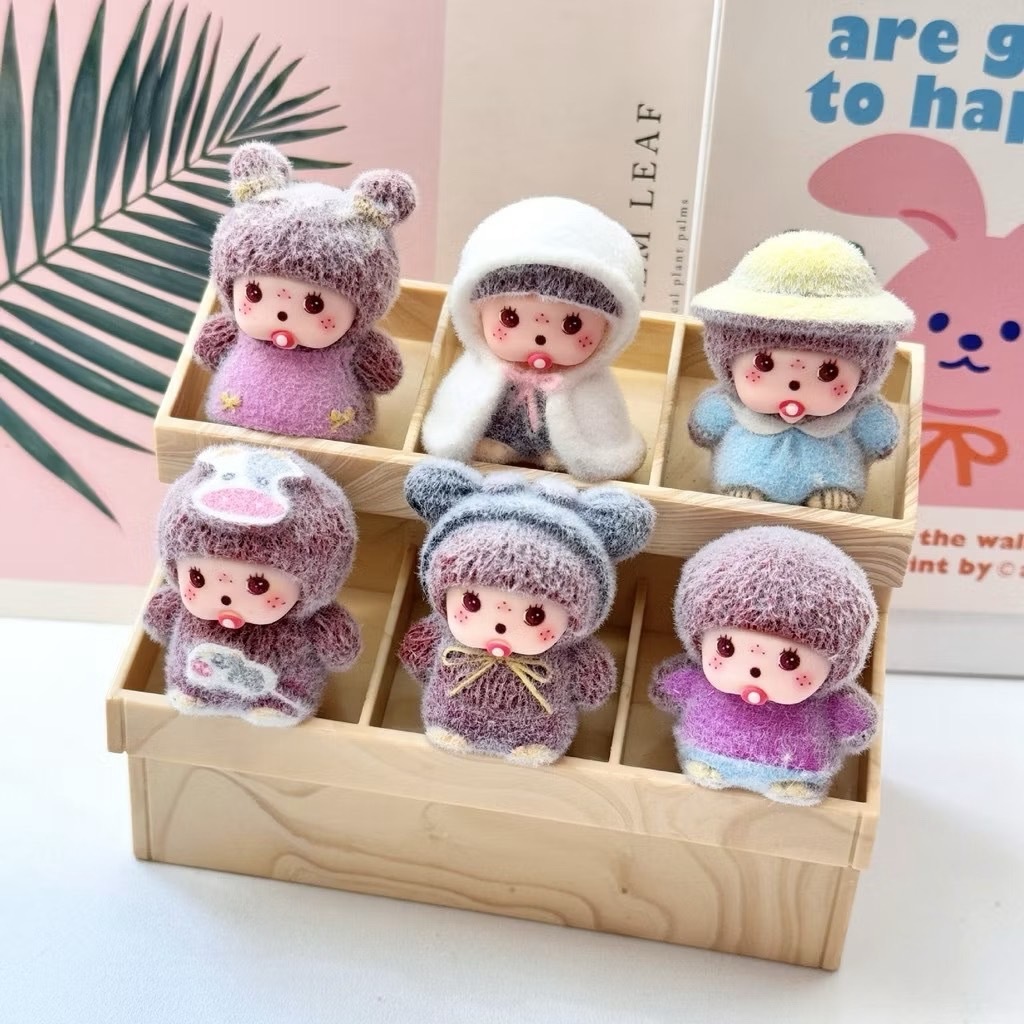 🧸พร้อมส่ง🧸น้องม่อนชิชิ ขนกำมะหยี่💌 แบบสุ่มสี 💌