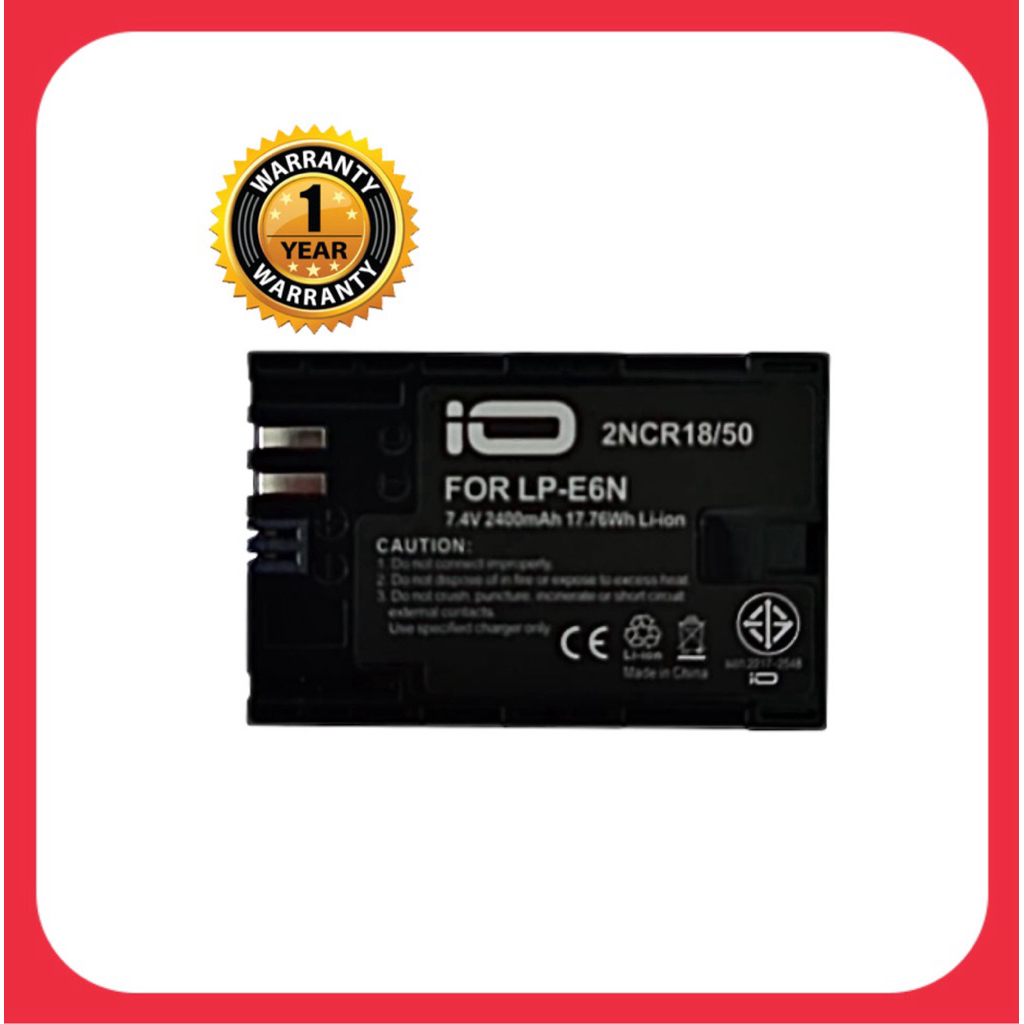 แบตเตอรี่แคนนอน LP-E6N LPE6N LP E6N/battery canon LP-E6N LPE6N LP E6N ใช้กับกล้องรุ่น EOS 5D Mark II
