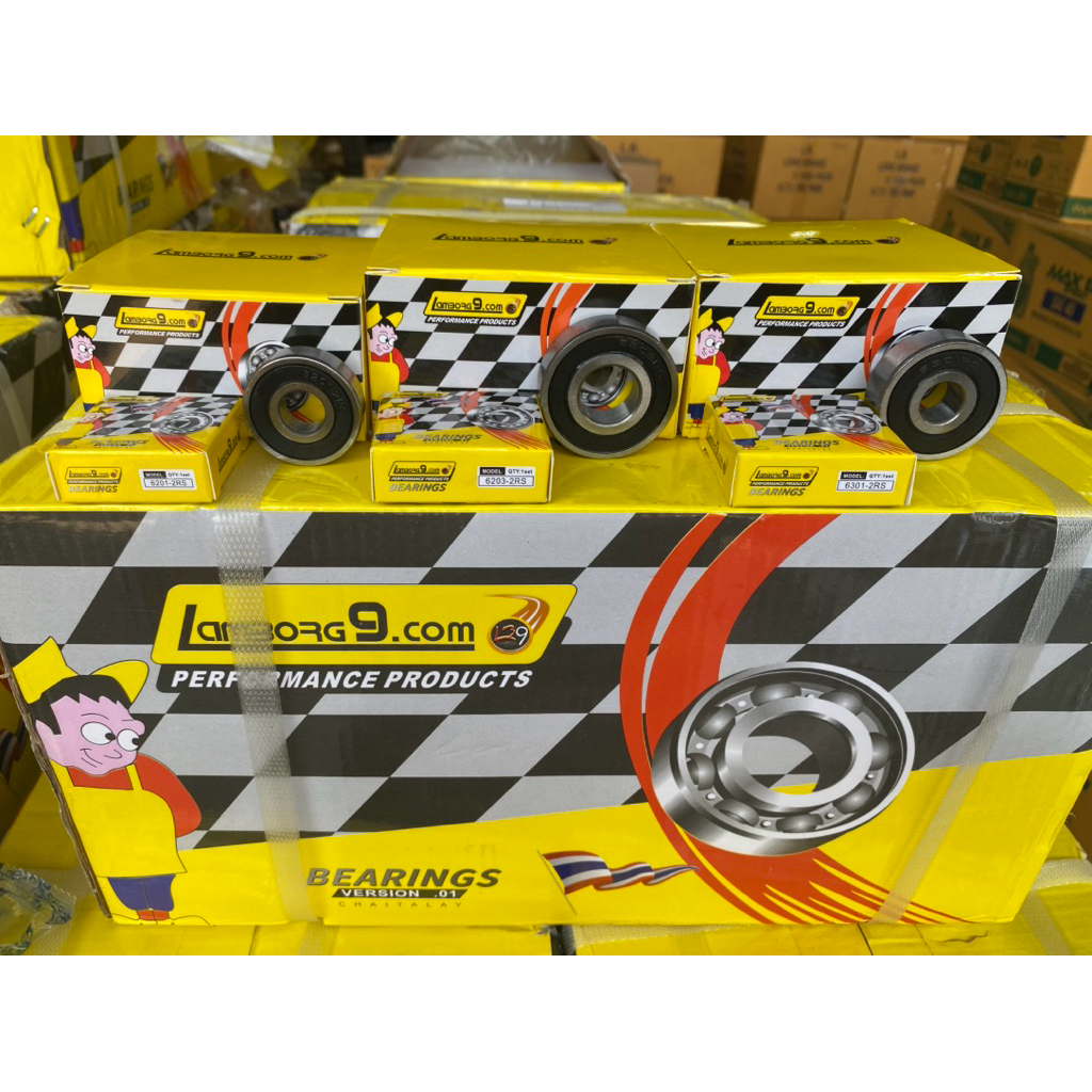 ลูกปืน6201,6301,6203  2ฝายาง โคมสตีล อย่างดี