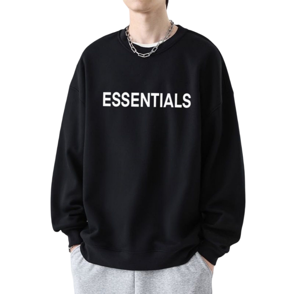 เสื้อสเวตเตอร์กันหนาว กันลม กันแดด ทรงหลวม แฟชั่นเกาหลี ผ้าสำลีใส่สบาย สําหรับผู้ชาย ไซซ์ M – 5XL