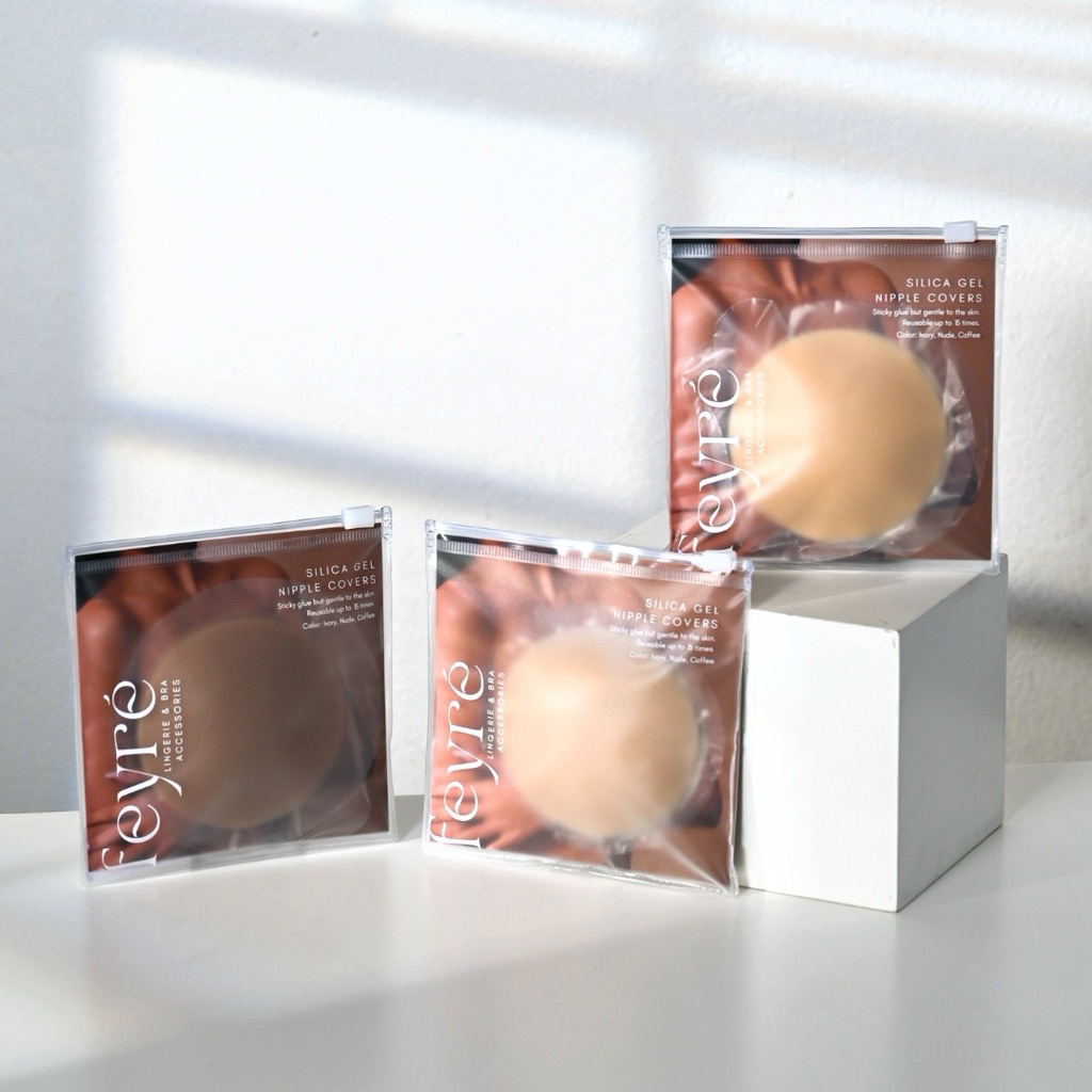 ส่งต่อ ของใหม่! Feyre - ปิดจุก รุ่น Silica Gel (มี 3 ขนาด) แบบกาว ซิลิโคนปิดจุกที่แปะจุก แปะจุก ใช้ซ